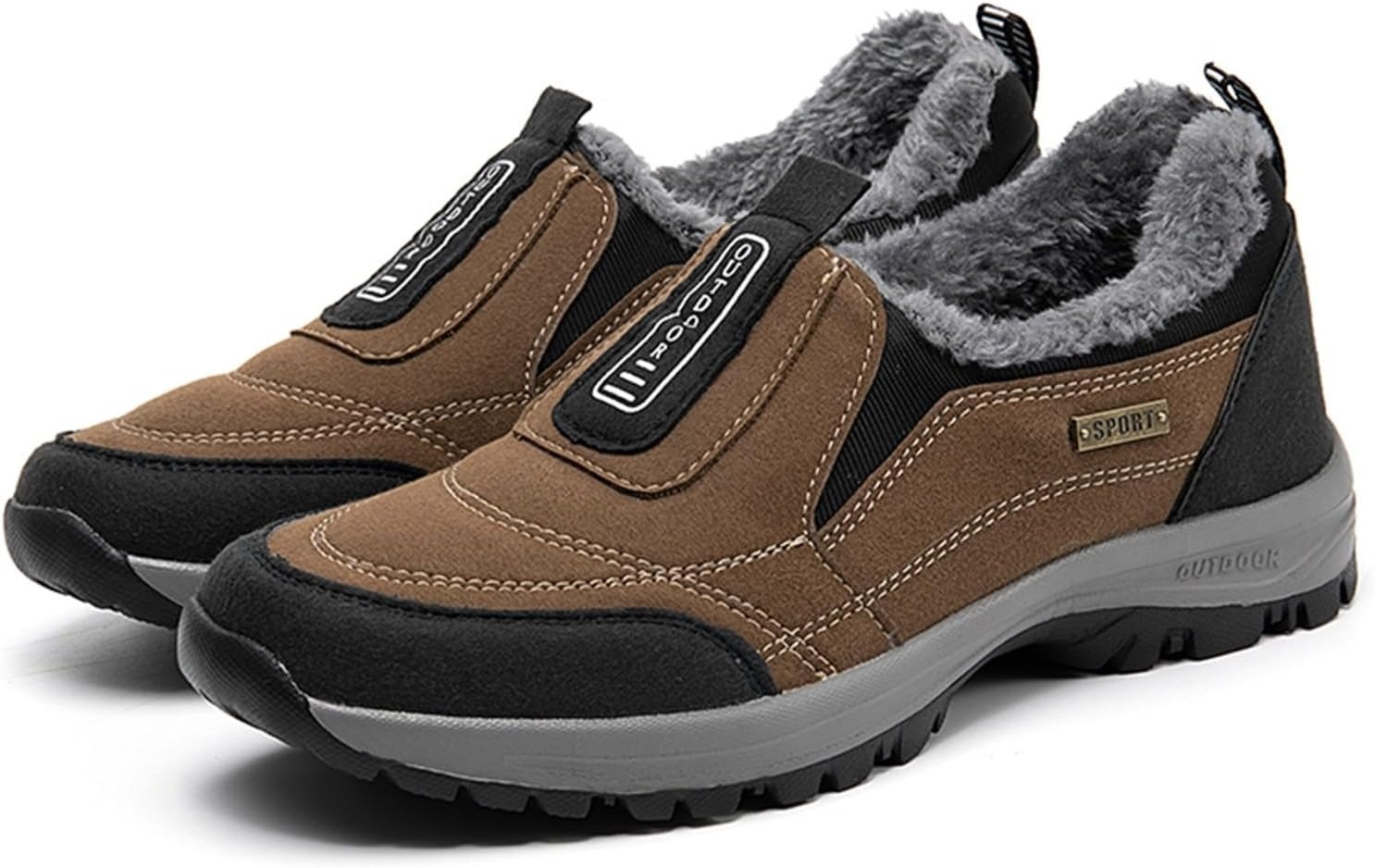 The contoured footbed and arch of the shoe